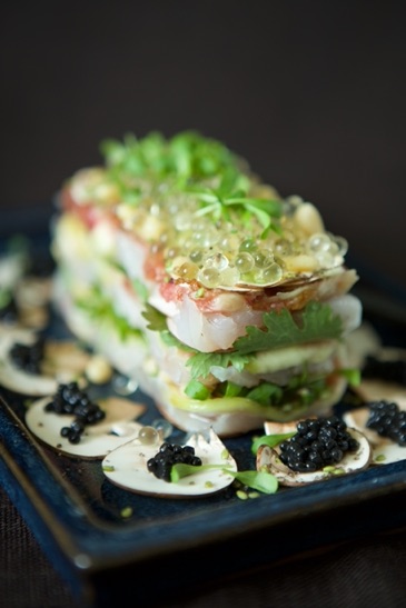 Sea bass millefeuille foodisjoy Sophiena Sea bass millefeuille